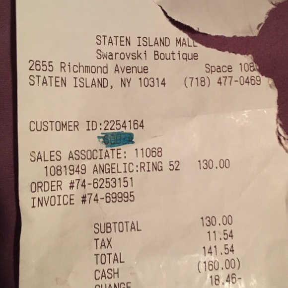 swarovski crystal ring size 6 - Picture 11 of 11